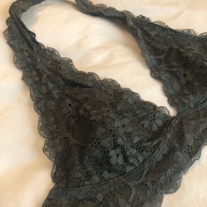 Free People Galloon Lace Halter Bra